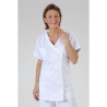 Fermeture asymetrique col V sur tenue de travail medicale Fermeture asymetrique col V sur tenue de travail medicale