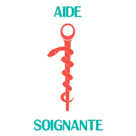 caducee aide soingante ecriture verte caducee rouge caducee aide soingante ecriture verte caducee rouge