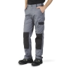 Pantalon de travail Gris et noir Multi poches avec poches genouillères Pantalon de travail Gris et noir Multi poches avec poches genouillères
