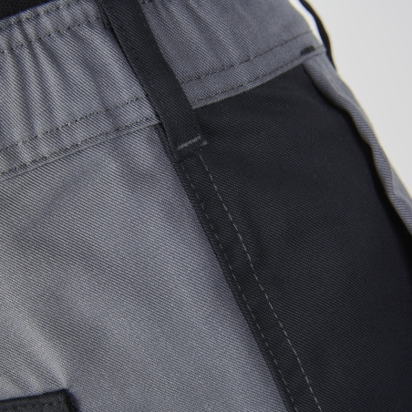 Pantalon de travail Gris et noir Multi poches avec poches genouillères Pantalon de travail Gris et noir Multi poches avec poches genouillères