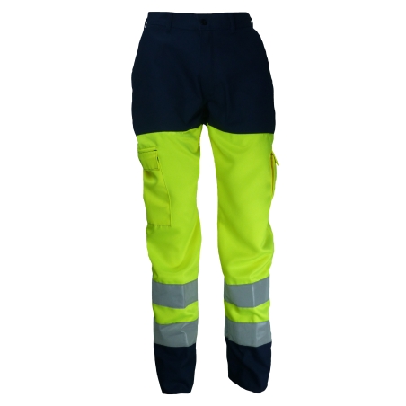 PBV PANTALON HV EN20471 MARINE/JAUNE PBV PANTALON HV EN20471 MARINE/JAUNE