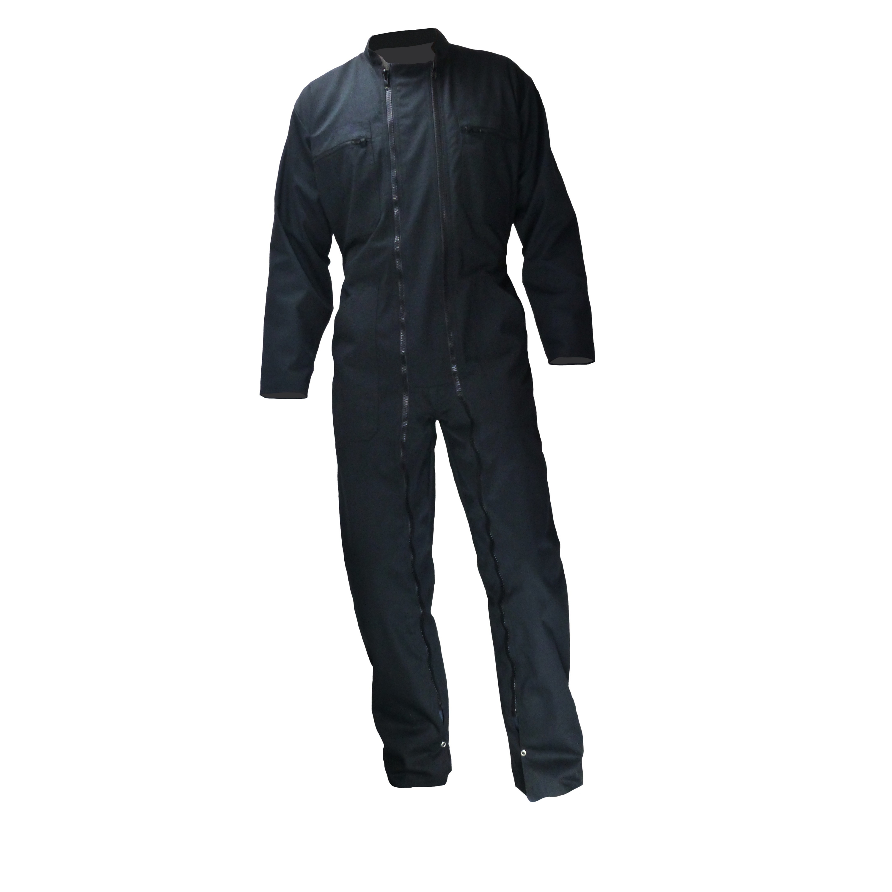 Combinaison De Travail Homme Multipoches – Coton/polyester, Fermeture Zippée, Bandes Réfléchissantes