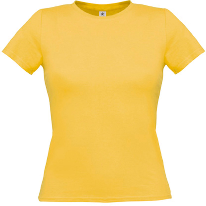 Tee Shirt Femme Jaune a broder