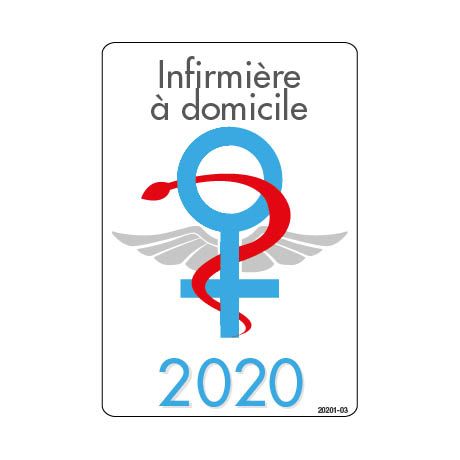 Caducee 2020 Signe Femme Infirmere A Domicile Label Blouse Net