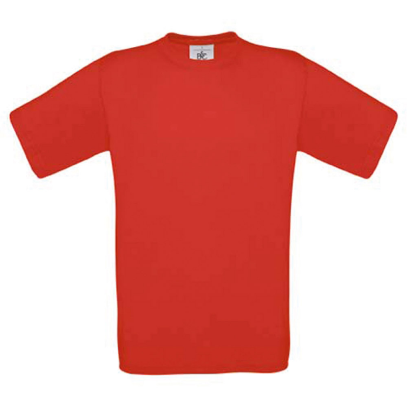 Tee Shirt B&C 150 gr Rouge à personnaliser - label-blouse.net