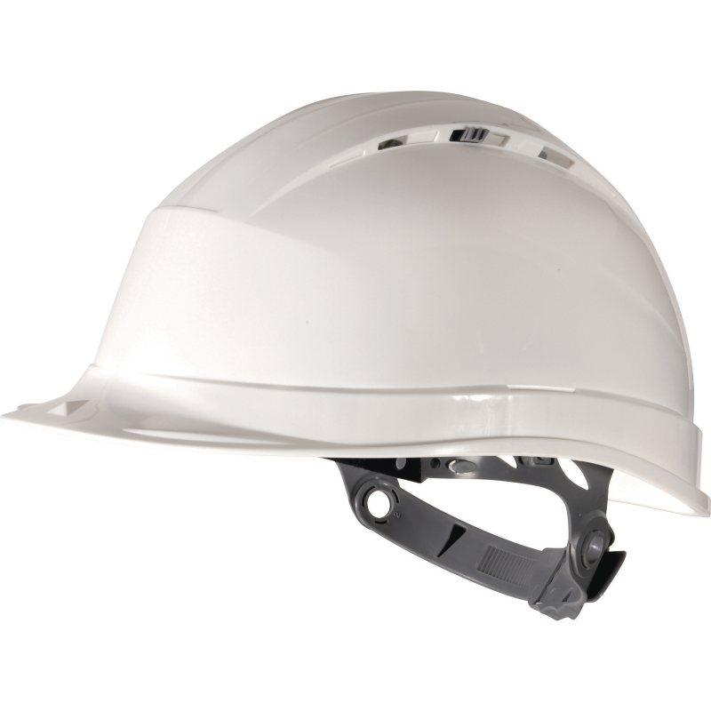 EPI Protection de la tête CASQUE CHANTIER QUARTZ1 BLANC - label-blouse.net