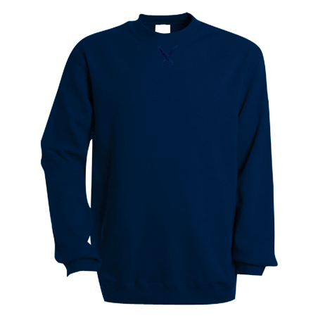 WEAT-SHIRT COL ROND UNISEXE KARIBAN Bleu marine WEAT-SHIRT COL ROND UNISEXE KARIBAN Bleu marine