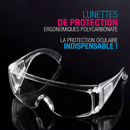 Lunette de protection plastique Lunette de protection plastique