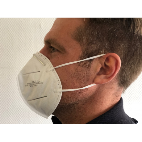 Masque FFP2 filtrant pour protection individuel - label-blouse.net