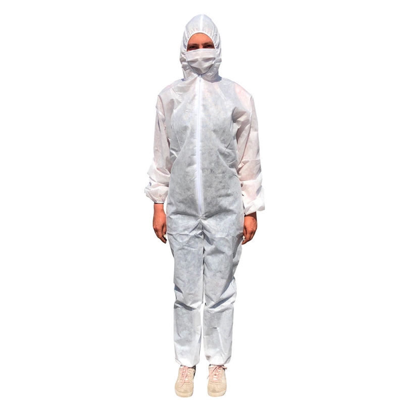 AmyGline Combinaison De Protection Blouse DIsolement MéDicale Jetable Anti-Salissures Vêtements de Travail 