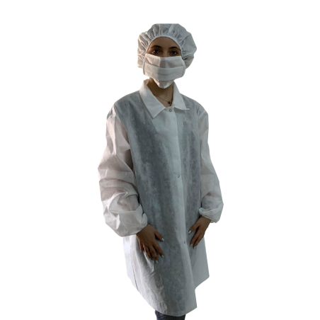 Blouse jettable 10 lavage polypropylène Blouse jettable 10 lavage polypropylène