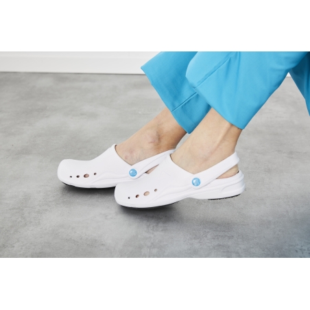 Sabot Médical Blanc lavable pour infirmiere Sabot Médical Blanc lavable pour infirmiere