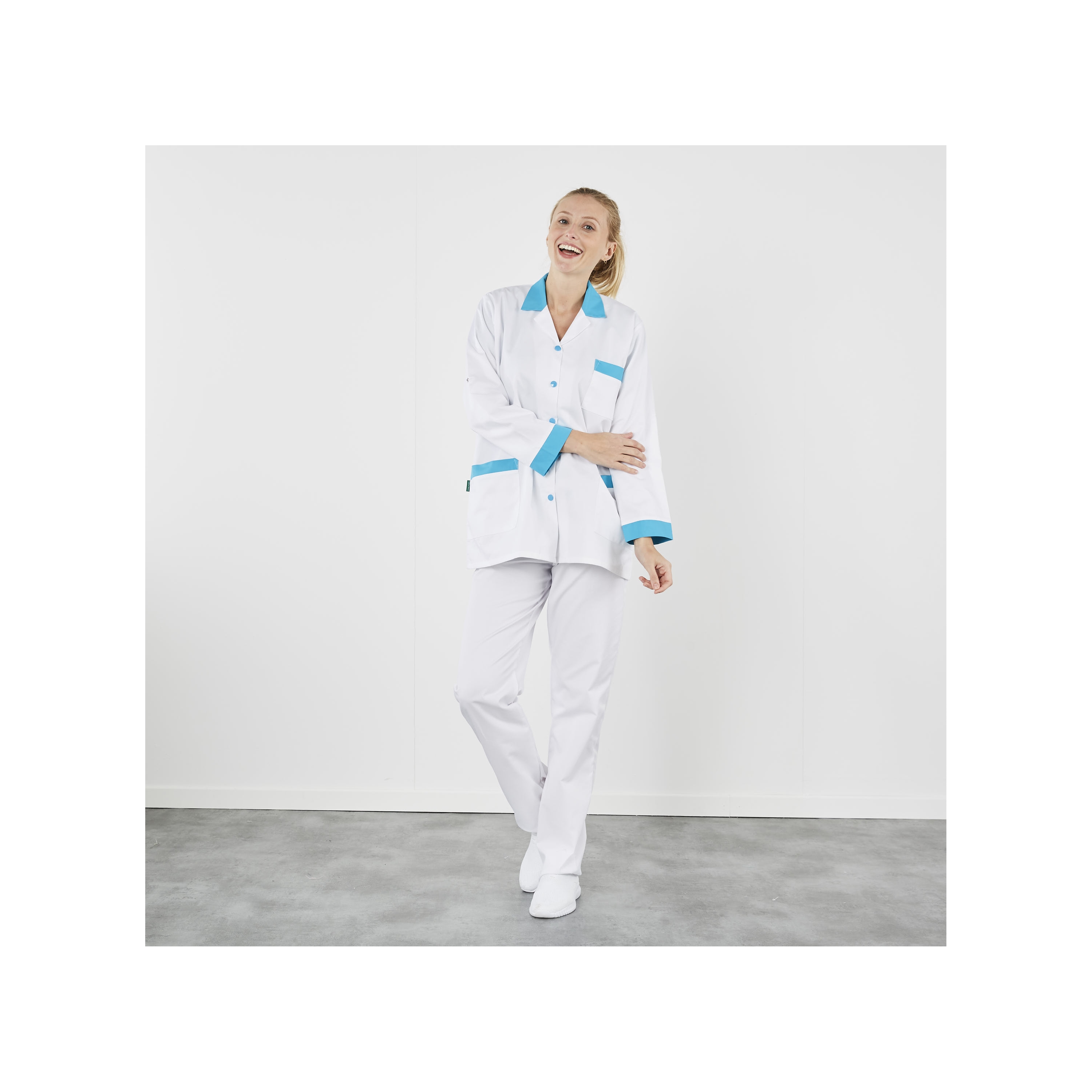 Label Blouse Blouse De Travail Amazon Tunique Esthéticienne Et