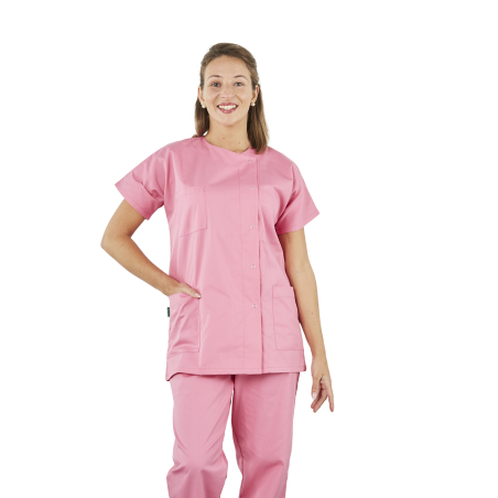 Tunqiue Médicale Col Rond Rose Tunqiue Médicale Col Rond Rose