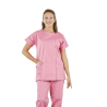 Tunqiue Médicale Col Rond Rose Tunqiue Médicale Col Rond Rose