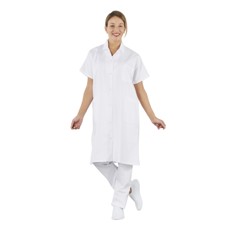 Blouse Blanche femme col tailleur manches courtes Blouse Blanche femme col tailleur manches courtes