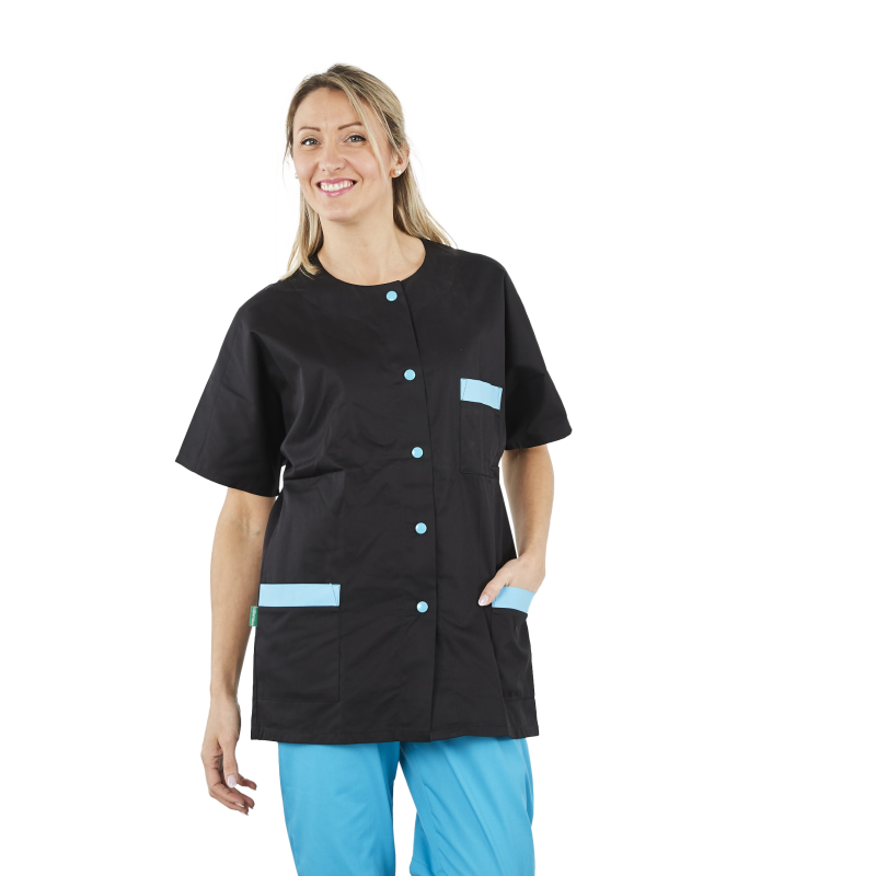 Blouse de travail Menage et Femme de chambre Noire — free download