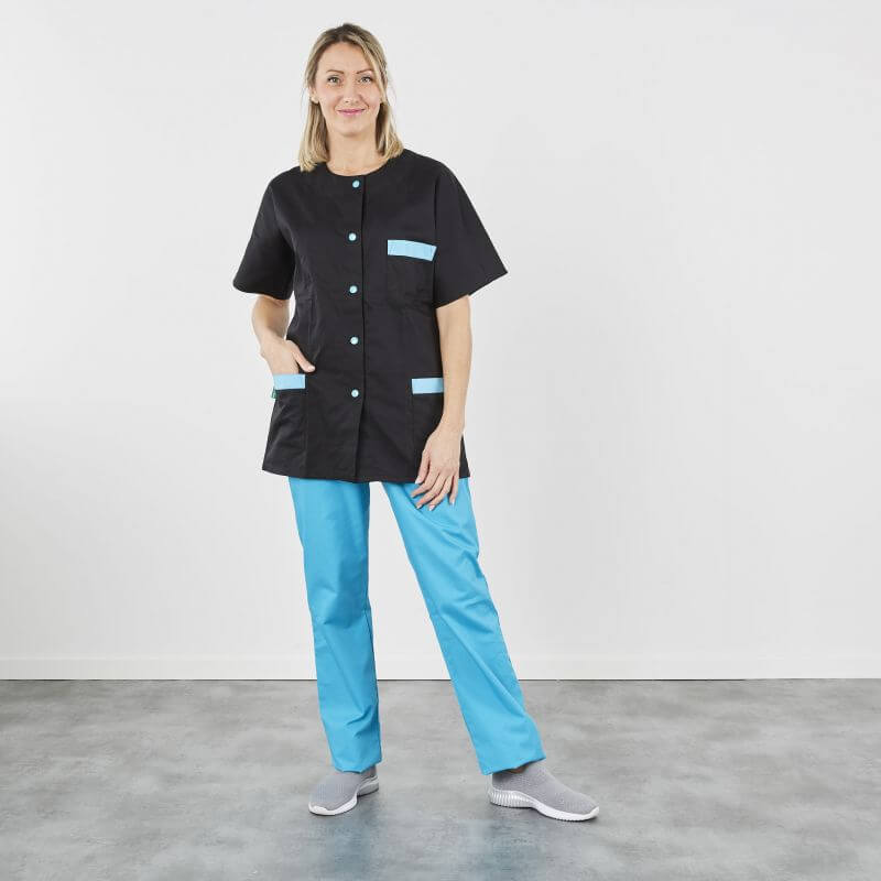 Blouse de travail Menage et Femme de chambre Noire
