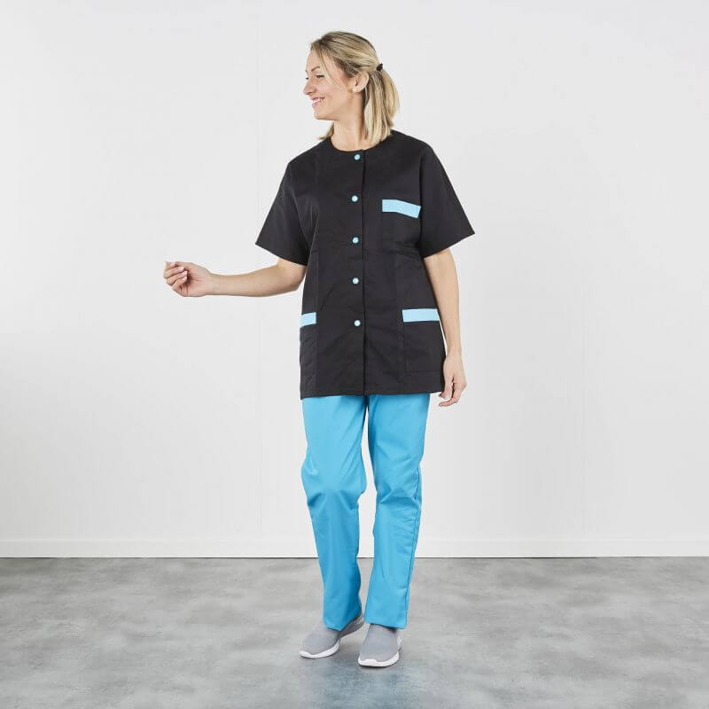 Blouse de travail Menage et Femme de chambre Noire