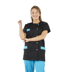 Blouse esthéticienne blanche et blouse esthéticienne de couleur pour  institut esthétique et les SPA - Label blouse