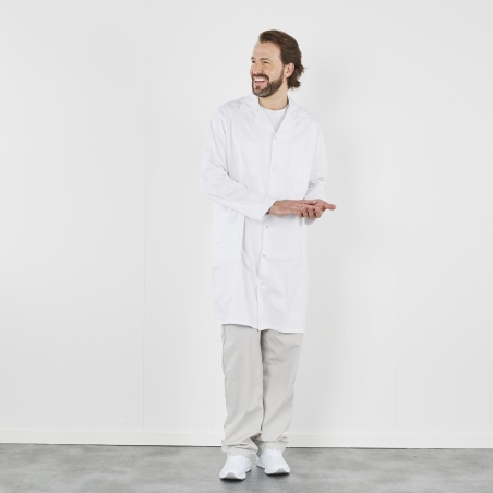 Blouse Blanche medicale et chimie col taille manches longues Blouse Blanche medicale et chimie col taille manches longues