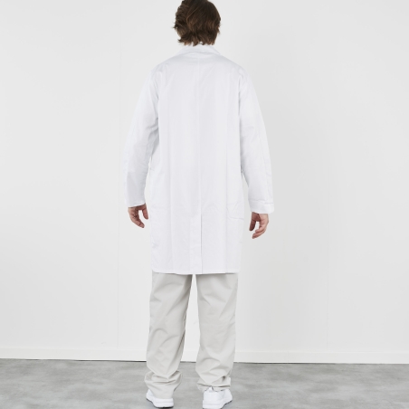 Blouse Blanche medicale et chimie col taille manches longues Blouse Blanche medicale et chimie col taille manches longues