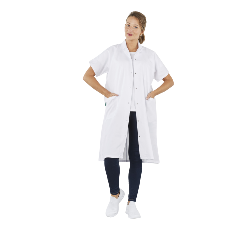 Blouse Blanche femme col tailleur manches courtes Blouse Blanche femme col tailleur manches courtes