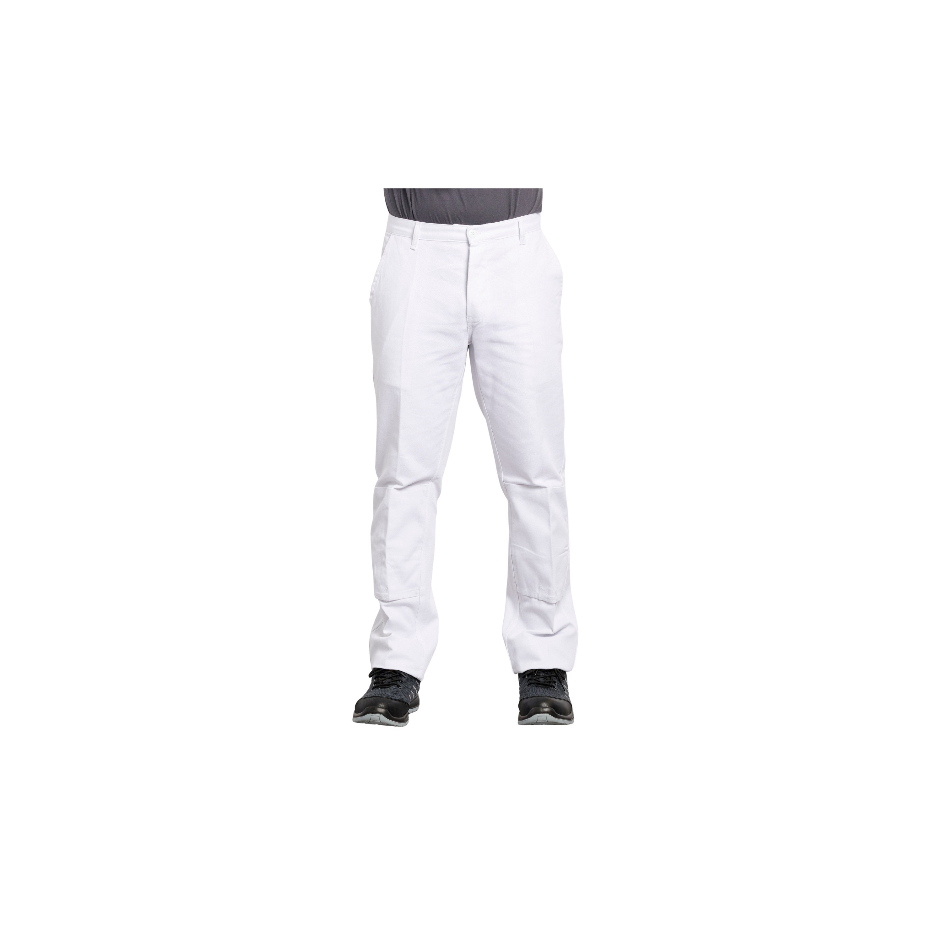 Pantalon De Travail Blanc Aerre COL - Long Avec Poches - Pour Peintres/bricoleurs - Neuf