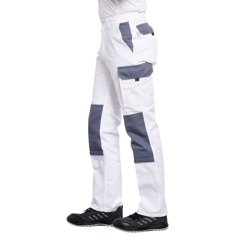 Pantalon Blanc Pantalon De Travail Pour Homme Blanc, Résistant