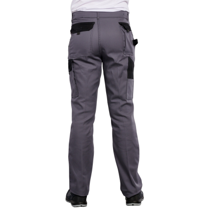 Pantalon de travail multi poches Gris Pantalon de travail multi poches Gris