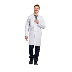 Blouse Blanche De Laboratoire - Taille S-7XL, Polyester, Manches Longues, Pour Chimie, Cosplay, Médical