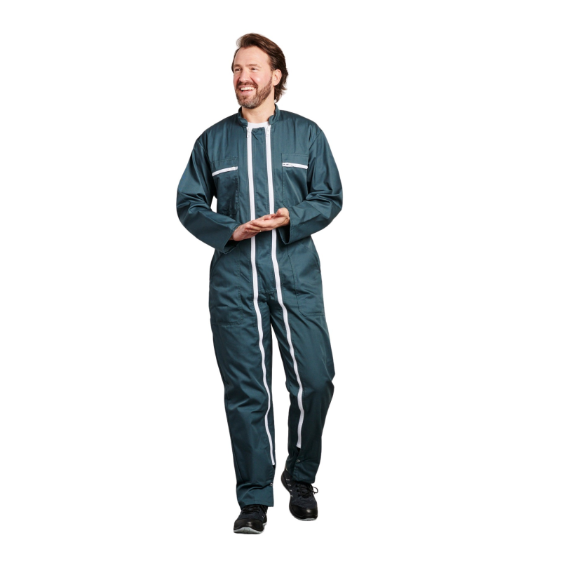 Combinaison De Travail Homme Rouge à Capuche - Red Kap Taille 44 - Poches Bleues