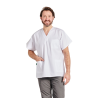 Blouse medicale courte col V Blouse medicale courte col V