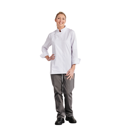veste cuisine classique manches longues Blanche veste cuisine classique manches longues Blanche