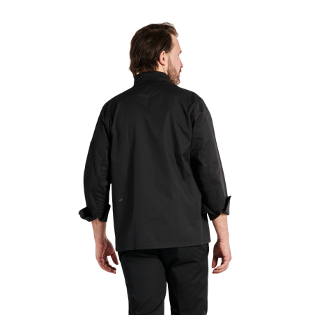 Veste de cuisine noire Manches longues Homme Femme Veste de cuisine noire Manches longues Homme Femme
