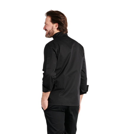 Veste de cuisine noire Manches longues Homme Femme Veste de cuisine noire Manches longues Homme Femme