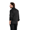 Veste de cuisine noire Manches longues Homme Femme Veste de cuisine noire Manches longues Homme Femme