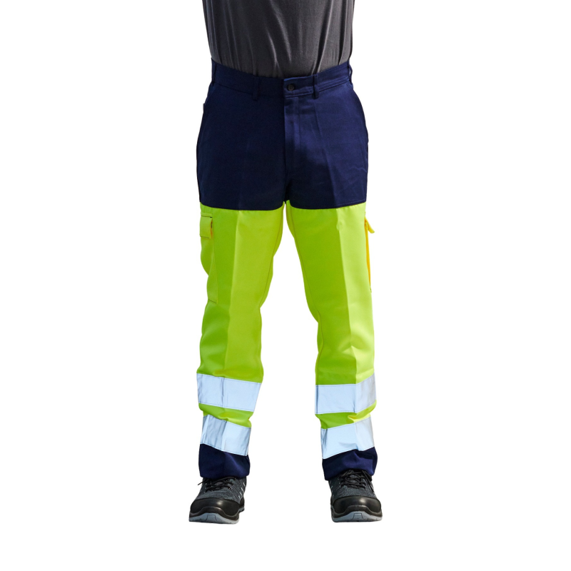 Pantalon de Peintre 54 Pantalons de Sécurité Vêtements de Travail XS-7XL avec Genouillère Intégrée Blanc TMG® Pantalon de Travail pour Hommes 