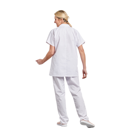 Tunique medical col tailleur Blanche Tunique medical col tailleur Blanche