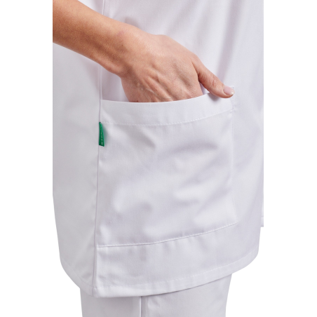 Tunique medical col tailleur Blanche Tunique medical col tailleur Blanche