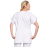 Tunique médicale amériacine Blanche infirmiere aide soignante Tunique médicale amériacine Blanche infirmiere aide soignante