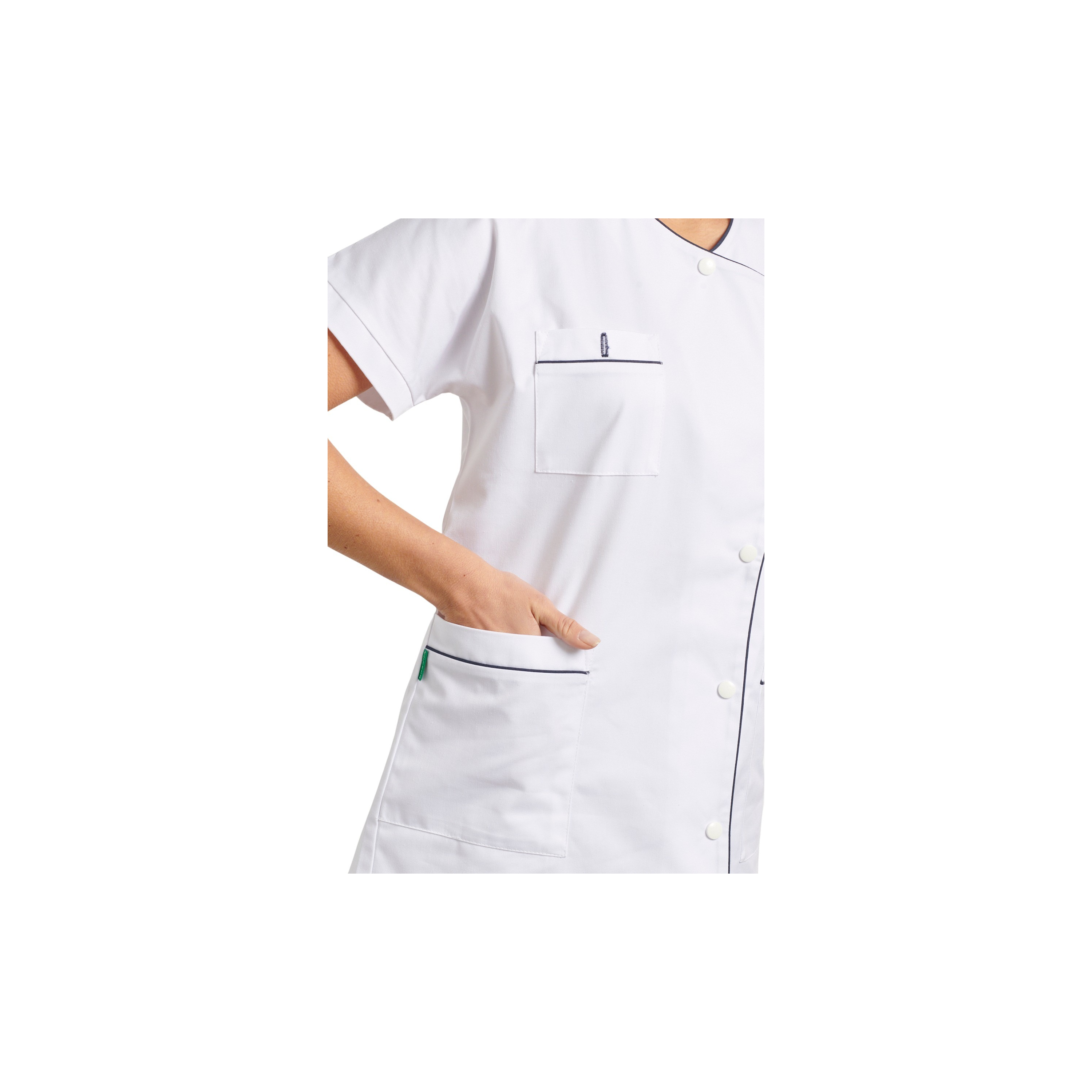 Blouse médicale Blancheiseré Marine infirmière aide soignante