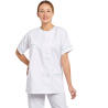 Vêtement de travail blouse médicale infirmière code couleur Vert sur poches et manches courtes Vêtement de travail blouse médicale infirmière code couleur Vert sur poches et manches courtes