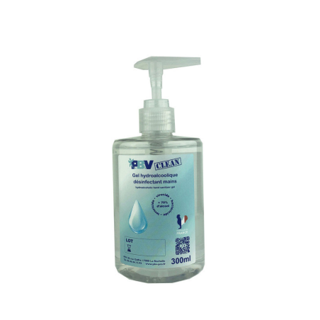 Gel Hydroalcoolique en flacon de 300 ml pour un usage professionnel Made in France Gel Hydroalcoolique en flacon de 300 ml pour un usage professionnel Made in France