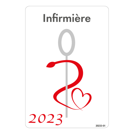Caducée 2023 coeur Infirmière 2023