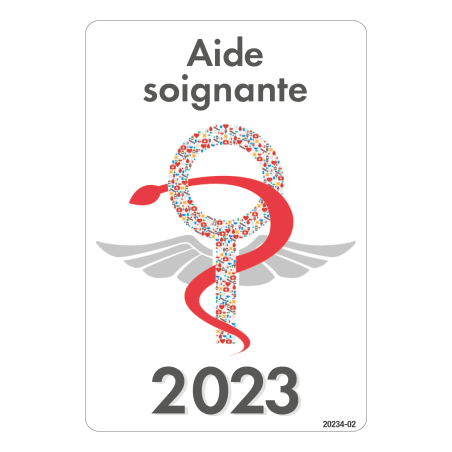 Caducée Aide Soignante 2023  Fantaise