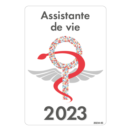 Caducée 2023 fantaisie Assistante de vie 2023