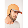 Casquette hiver fluorescente Orange 6 panneaux Casquette hiver fluorescente Orange 6 panneaux
