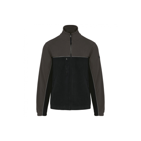 Veste micropolaire bicolore Black / Dark Grey Veste micropolaire bicolore Black / Dark Grey