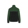 Veste micropolaire bicolore Black / ForestGreen Veste micropolaire bicolore Black / ForestGreen
